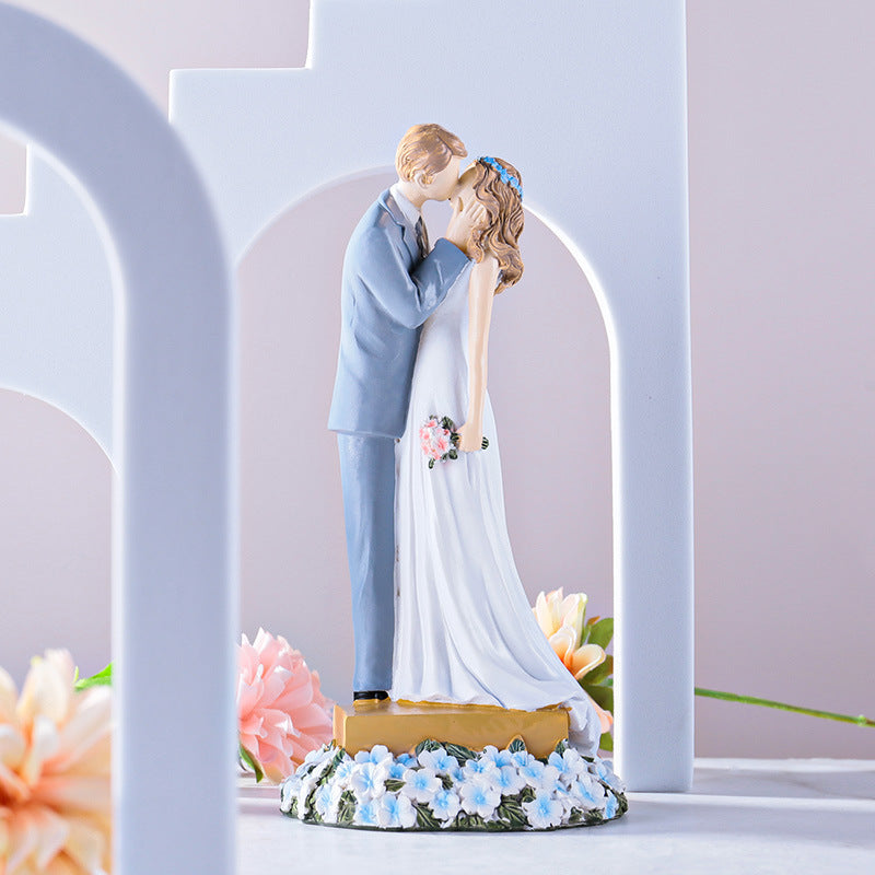 Home Wedding Gift Top Cake Resin Decoration