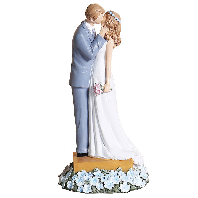 Home Wedding Gift Top Cake Resin Decoration