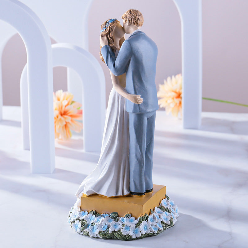 Home Wedding Gift Top Cake Resin Decoration